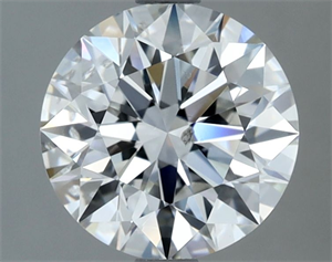 Picture of Natural Diamond 2.03 Carats, Round with Excellent Cut, E Color, SI2 Clarity and Certified by IGI