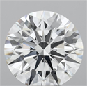 Lab Grown Diamond 5.28 Carats, Round with Ideal Cut, E Color, VVS2 Clarity and Certified by IGI