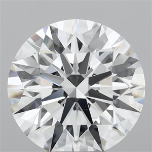 Picture of Lab Grown Diamond 5.28 Carats, Round with Ideal Cut, E Color, VVS2 Clarity and Certified by IGI