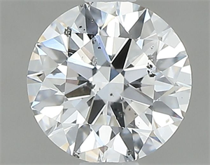 Picture of Natural Diamond 0.70 Carats, Round with Excellent Cut, D Color, SI2 Clarity and Certified by GIA
