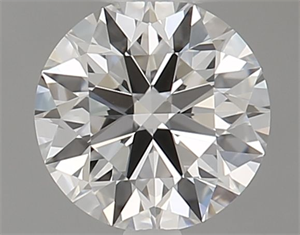Picture of Natural Diamond 0.43 Carats, Round with Excellent Cut, F Color, VVS2 Clarity and Certified by GIA
