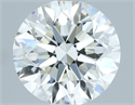 Natural Diamond 1.01 Carats, Round with Excellent Cut, H Color, VVS2 Clarity and Certified by IGI