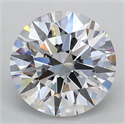 Lab Grown Diamond 1.00 Carats, Round with Ideal Cut, D Color, VVS2 Clarity and Certified by IGI