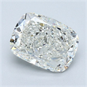 Diamante Natural 1.50 quilates, Del cojín , Color I, claridad VS2 y certificado GIA