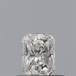 Picture of Natural Diamond 0.33 Carats, Radiant with  Cut, G Color, VVS2 Clarity and Certified by GIA