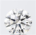 Del inventario de diamantes de laboratorio, 3.02 quilates, Redondo , Color F, claridad VS1 y certificado IGI