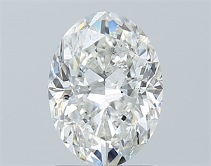Foto Diamante Natural 1.21 quilates, Ovalado , Color G, claridad SI2 y certificado GIA de