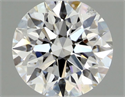 Natural Diamond 0.42 Carats, Round with Excellent Cut, E Color, SI1 Clarity and Certified by GIA
