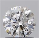 Natural Diamond 1.09 Carats, Round with Excellent Cut, G Color, SI1 Clarity and Certified by GIA