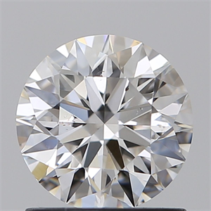 Picture of Natural Diamond 1.09 Carats, Round with Excellent Cut, G Color, SI1 Clarity and Certified by GIA