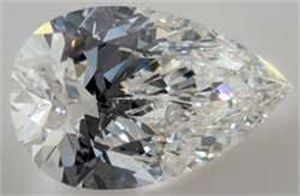 Foto Diamante Natural 1.21 quilates, De pera , Color H, claridad SI2 y certificado GIA de
