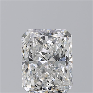 Picture of Natural Diamond 2.52 Carats, Radiant with  Cut, F Color, SI2 Clarity and Certified by GIA