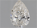 Diamante Natural 0.75 quilates, De pera , Color I, claridad VVS2 y certificado GIA