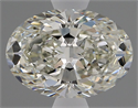 Natural Diamond 1.10 Carats, Oval with  Cut, I Color, IF Clarity and Certified by GIA