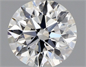 Natural Diamond 0.90 Carats, Round with Excellent Cut, E Color, VS2 Clarity and Certified by GIA