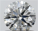 Natural Diamond 0.80 Carats, Round with Excellent Cut, H Color, VVS1 Clarity and Certified by IGI