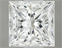 Diamante Natural 0.62 quilates, Princesa , Color E, claridad SI1 y certificado GIA