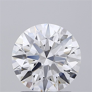Picture of Lab Grown Diamond 1.71 Carats, Round with Ideal Cut, E Color, VS1 Clarity and Certified by IGI