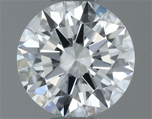 Foto Diamante Natural 0.50 quilates, Redondo , Color G, claridad VVS1 y certificado IGI de