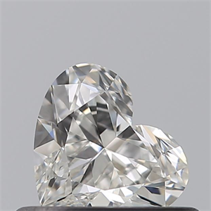 Picture of Natural Diamond 0.38 Carats, Heart with  Cut, G Color, VVS2 Clarity and Certified by GIA