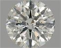 Natural Diamond 1.01 Carats, Round with Very Good Cut, H Color, SI2 Clarity and Certified by IGI
