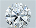 Natural Diamond 0.91 Carats, Round with Very Good Cut, H Color, VS1 Clarity and Certified by GIA
