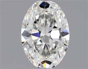 Picture of Natural Diamond 0.54 Carats, Oval with  Cut, H Color, VS2 Clarity and Certified by GIA