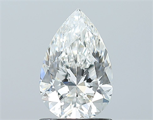 Picture of Natural Diamond 1.01 Carats, Pear with  Cut, H Color, VS1 Clarity and Certified by GIA