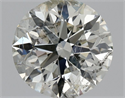 Diamante Natural 1.20 quilates, Redondo , Color I, claridad I1 y certificado IGI