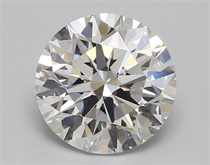 Picture of Lab Grown Diamond 3.14 Carats, Round with Excellent Cut, E Color, VS1 Clarity and Certified by GIA