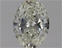 Diamante Natural 0.50 quilates, Ovalado , Color J, claridad VVS1 y certificado GIA