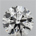 Del inventario de diamantes de laboratorio, 1.55 quilates, Redondo , Color F, claridad VS1 y certificado IGI