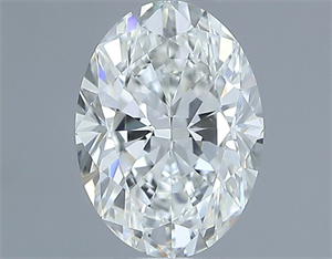 Picture of Natural Diamond 0.91 Carats, Oval with  Cut, H Color, VS1 Clarity and Certified by GIA
