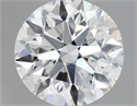 Diamante Natural 0.64 quilates, Redondo , Color E, claridad IF y certificado GIA