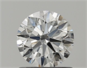 Diamante Natural 0.81 quilates, Redondo , Color H, claridad VS1 y certificado GIA
