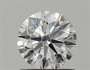 Foto Diamante Natural 0.81 quilates, Redondo , Color H, claridad VS1 y certificado GIA de