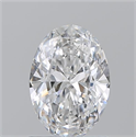 Natural Diamond 1.20 Carats, Oval with  Cut, D Color, SI1 Clarity and Certified by GIA
