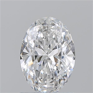 Picture of Natural Diamond 1.20 Carats, Oval with  Cut, D Color, SI1 Clarity and Certified by GIA