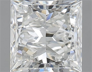 Picture of Natural Diamond 1.00 Carats, Princess with  Cut, I Color, VVS2 Clarity and Certified by GIA