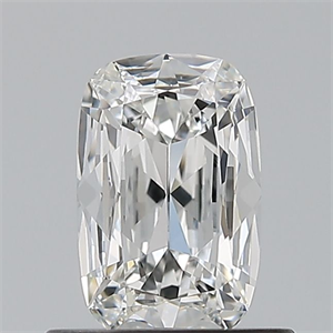 Foto Diamante Natural 0.50 quilates, Del cojín , Color F, claridad VVS1 y certificado GIA de