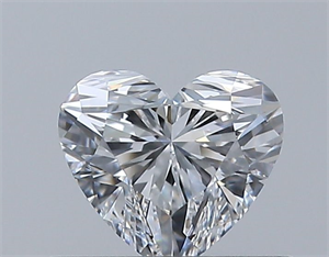 Picture of Natural Diamond 0.41 Carats, Heart with  Cut, D Color, VS2 Clarity and Certified by GIA