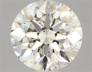 Picture of Natural Diamond 1.51 Carats, Round with Excellent Cut, K Color, SI1 Clarity and Certified by IGI