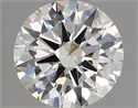 Diamante Natural 0.46 quilates, Redondo , Color H, claridad VS2 y certificado GIA