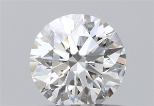 Picture of Natural Diamond 0.42 Carats, Round with Excellent Cut, F Color, VS2 Clarity and Certified by GIA