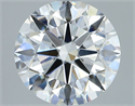 Natural Diamond 2.10 Carats, Round with Excellent Cut, G Color, VS2 Clarity and Certified by GIA