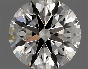 Picture of Natural Diamond 0.71 Carats, Round with Excellent Cut, G Color, IF Clarity and Certified by IGI