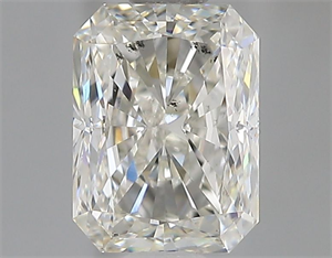 Picture of Natural Diamond 0.81 Carats, Radiant with  Cut, J Color, SI1 Clarity and Certified by GIA