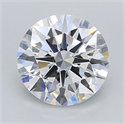 Del inventario de diamantes de laboratorio, 2.02 quilates, Redondo , Color D, claridad VVS2 y certificado IGI
