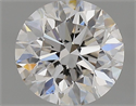 Natural Diamond 0.70 Carats, Round with Excellent Cut, H Color, VS2 Clarity and Certified by GIA