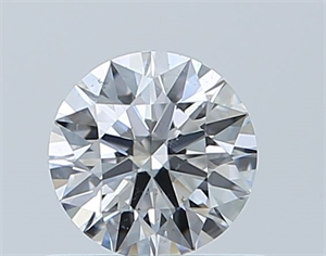 Foto Diamante Natural 0.50 quilates, Redondo , Color D, claridad SI1 y certificado GIA de